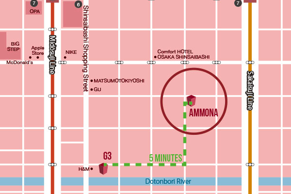 CLUB AMMONA Map